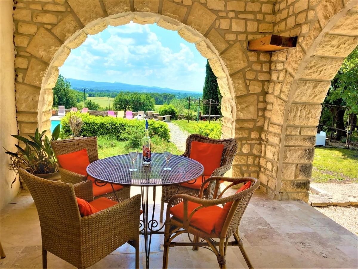 Apartamento Mas Des Broussonnetiers Barjac  Exterior foto